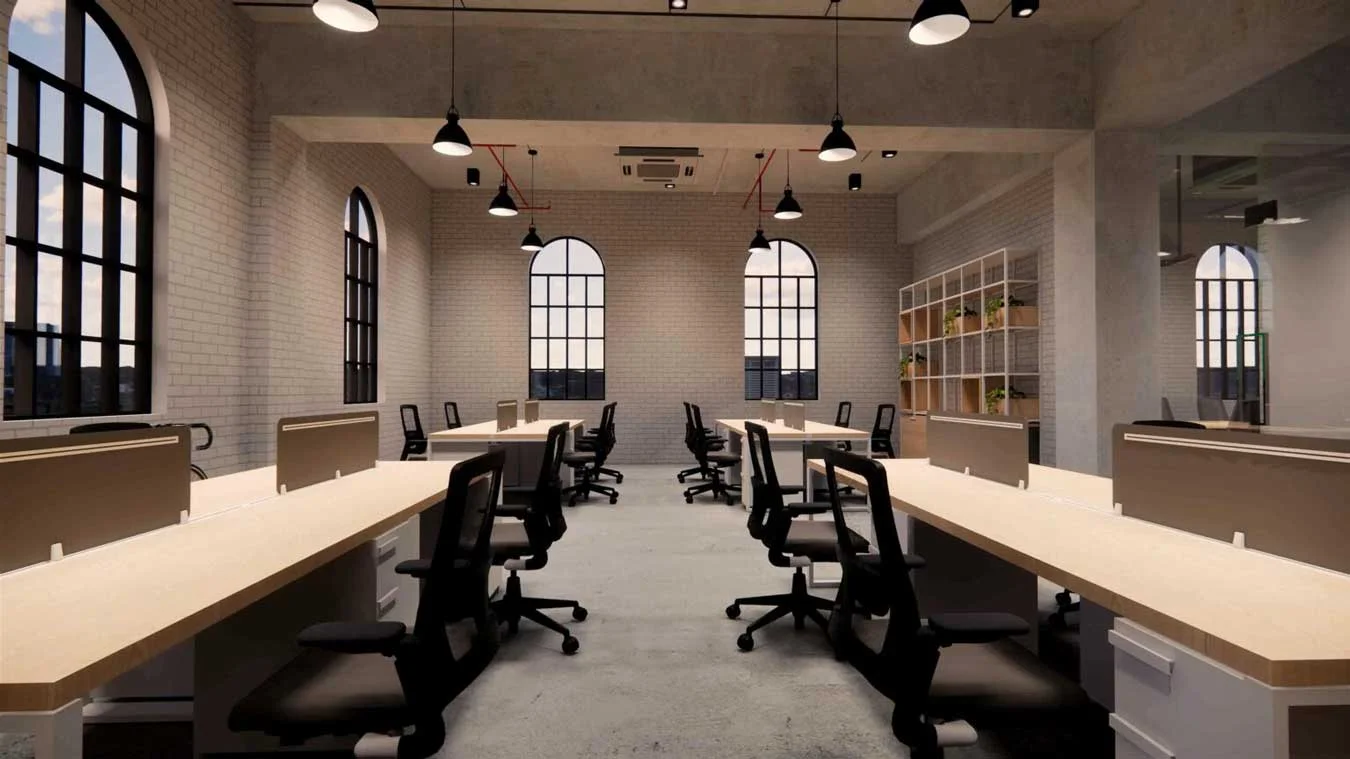 3d office design interior
