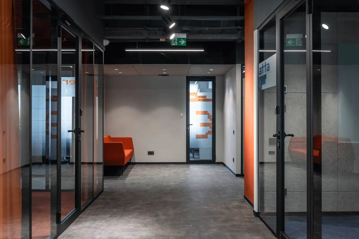 Fire doors made of glass , London - GXI Group