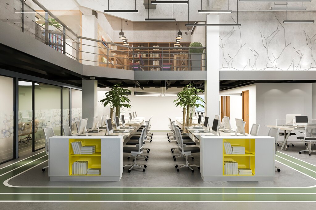 Business meeting working room office building