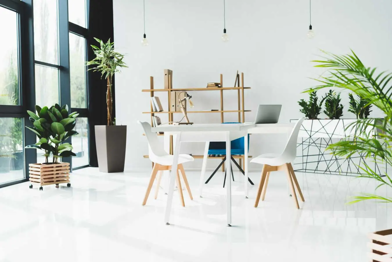Interior of modern office space Interior of modern office space