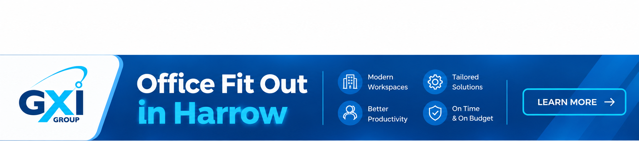 GXI CTA Image for Office Fit Out in Harrow