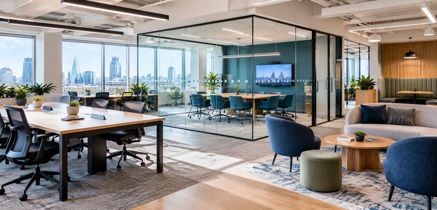 Activity based workspace planned for hybrid teams.